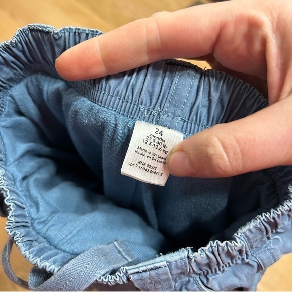 24 Month Pants Bundle Boy Jumping Beans Garanimals Tan Sweatpants Black Blue - Picture 5 of 6